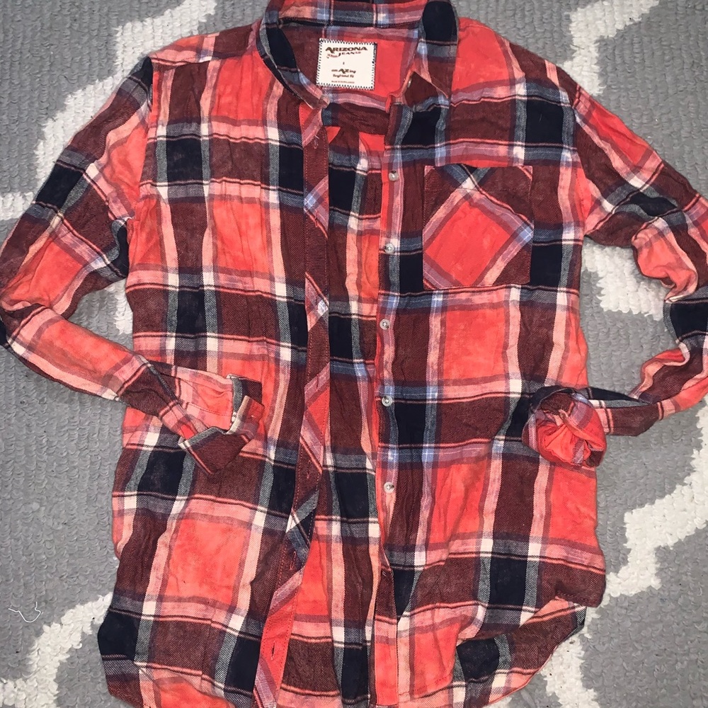 acid washed flannel